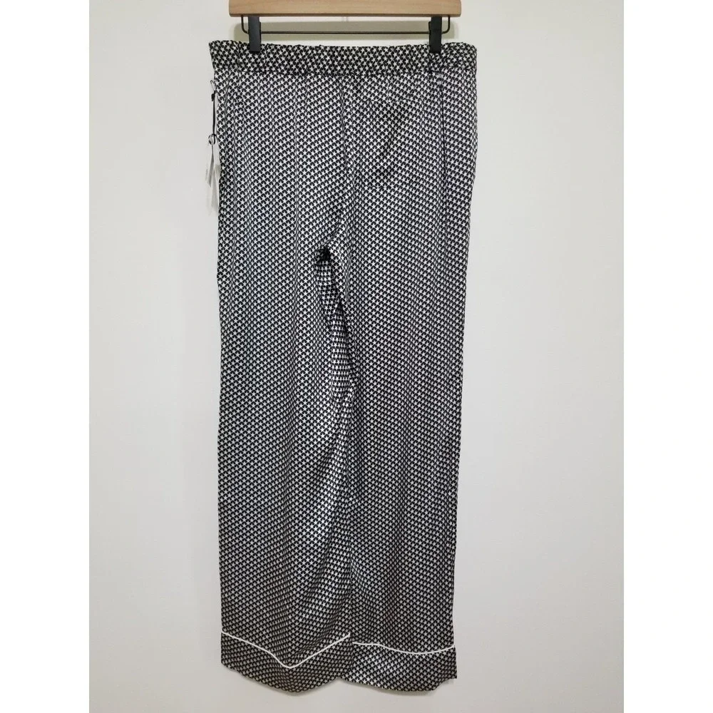 NWT Equipment x Kate Moss Avery Star Print Silk Pajama Pants‎ Size M $288